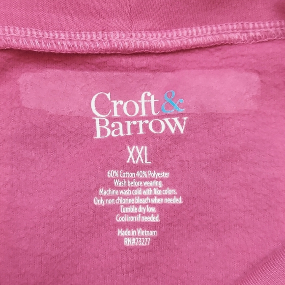 ➕️ Croft & Barrow Very Soft, Cowl Neck Sweatshirt, Size XXL - Picture 3 of 6
